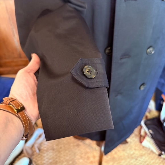 NWOT Men’s Ralph Lauren Edmond Trench Raincoat, Black Removable Zip Liner 44L - Picture 9 of 16